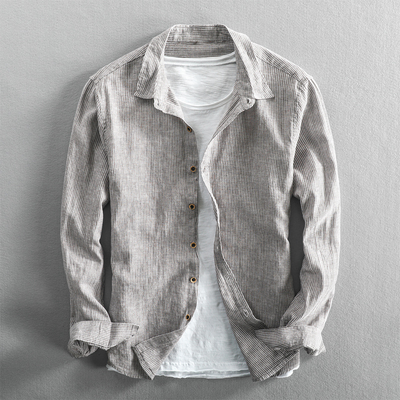 Constantino - Camisa de Lino a Rayas