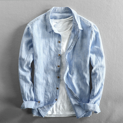 Constantino - Camisa de Lino a Rayas