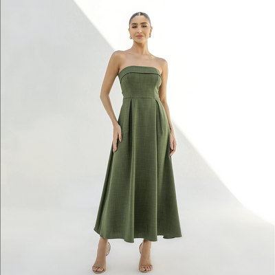 Ursula - Vestido elegante strapless