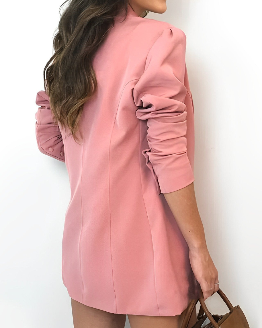 Conjunto mujer con blazer ligero y short elegante - Darelis