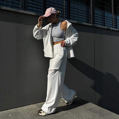 Conjunto mujer loungewear con capucha - Maribel