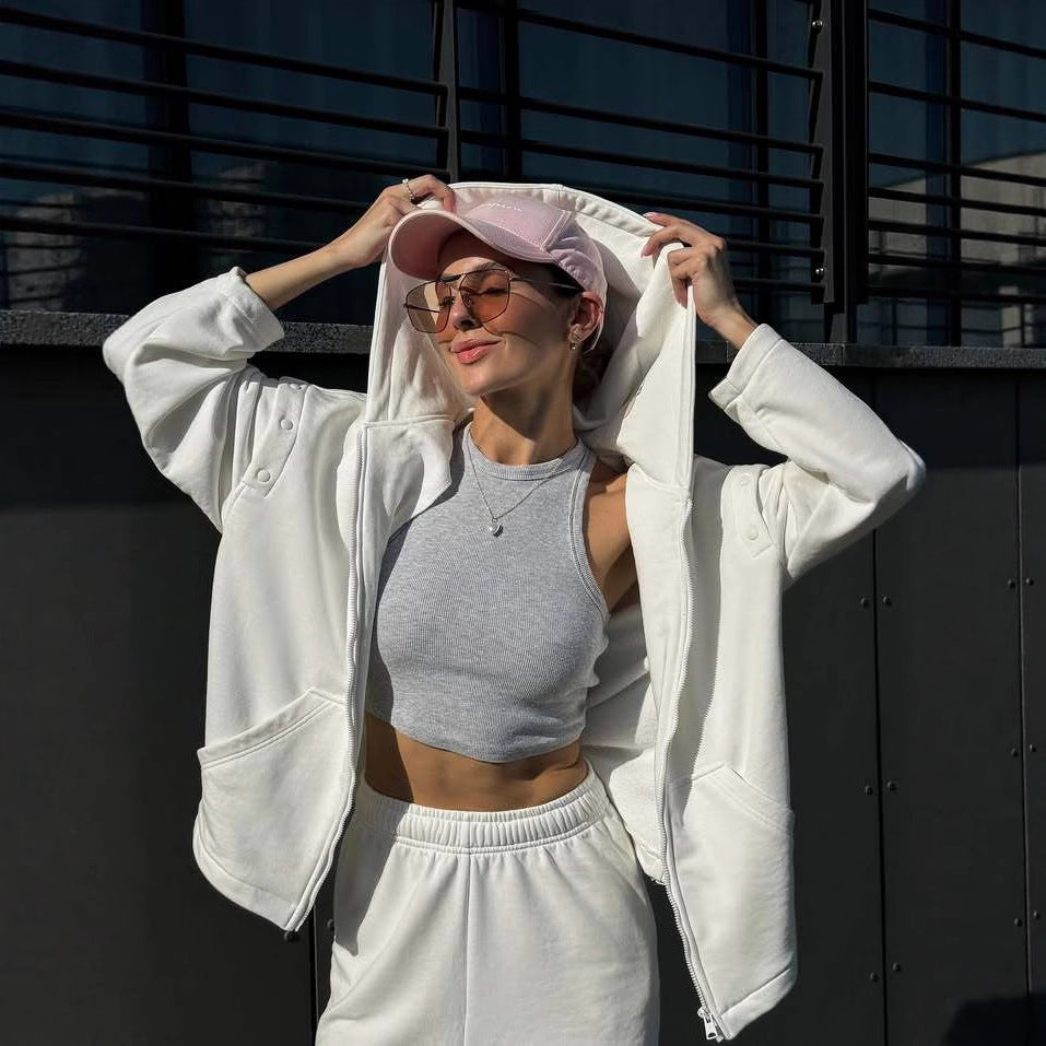 Conjunto mujer loungewear con capucha - Maribel