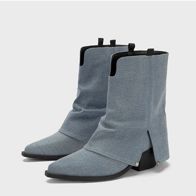 Botas vaqueras mujer denim - Sarah