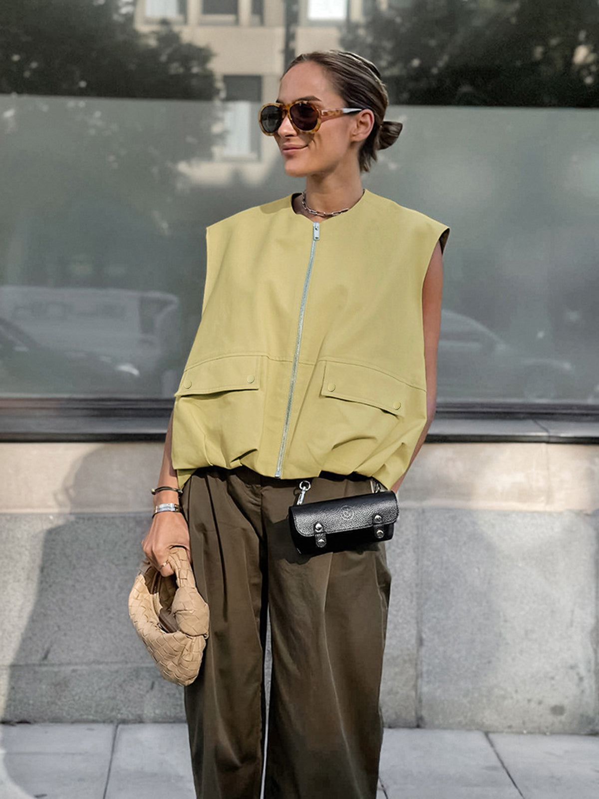 Chaleco sin mangas otoñial - Ada