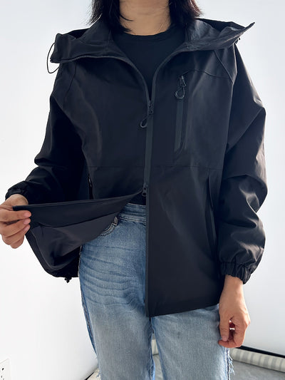 Chaqueta mujer impermeable ligera con capucha - Liv