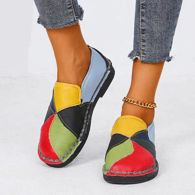 Salma - Zapatos ortopédicos de color para mujer con tacón