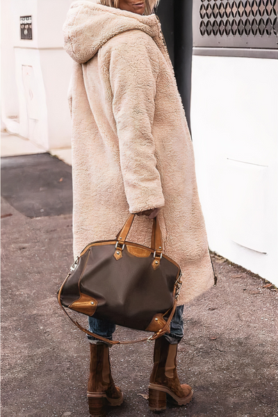 Abrigo largo acolchado con forro interior calido - Greta