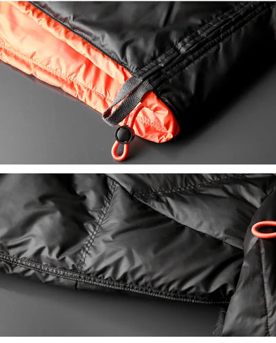 Chaqueta acolchada con capucha y forro contrastante - Mark