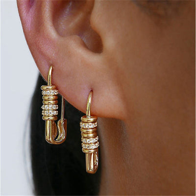 Aretes Pindrops brillantes