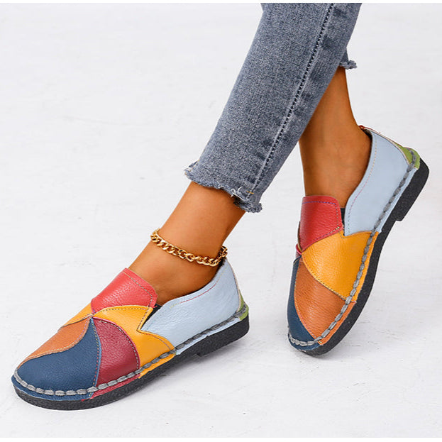 Salma - Zapatos ortopédicos de color para mujer con tacón