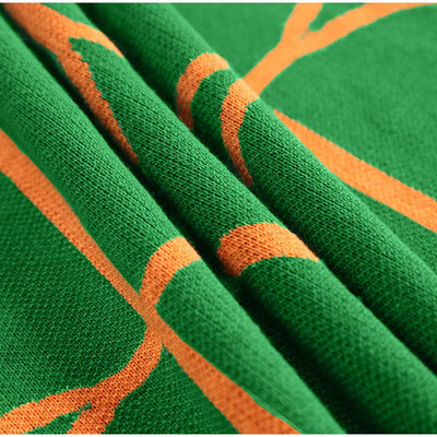 Chio - Jersey geométrico de cuello redondo y estampado llamativo