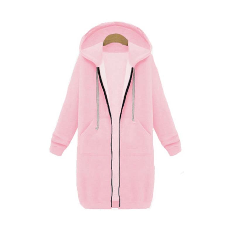 Zoe - Chaqueta sudadera larga chic