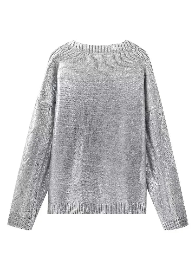 Clarina - Jersey de punto holgado con cable