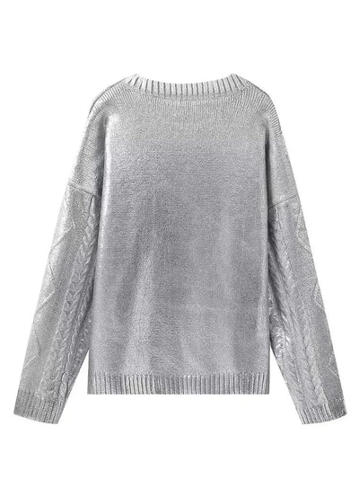 Clarina - Jersey de punto holgado con cable