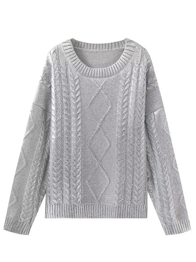 Clarina - Jersey de punto holgado con cable