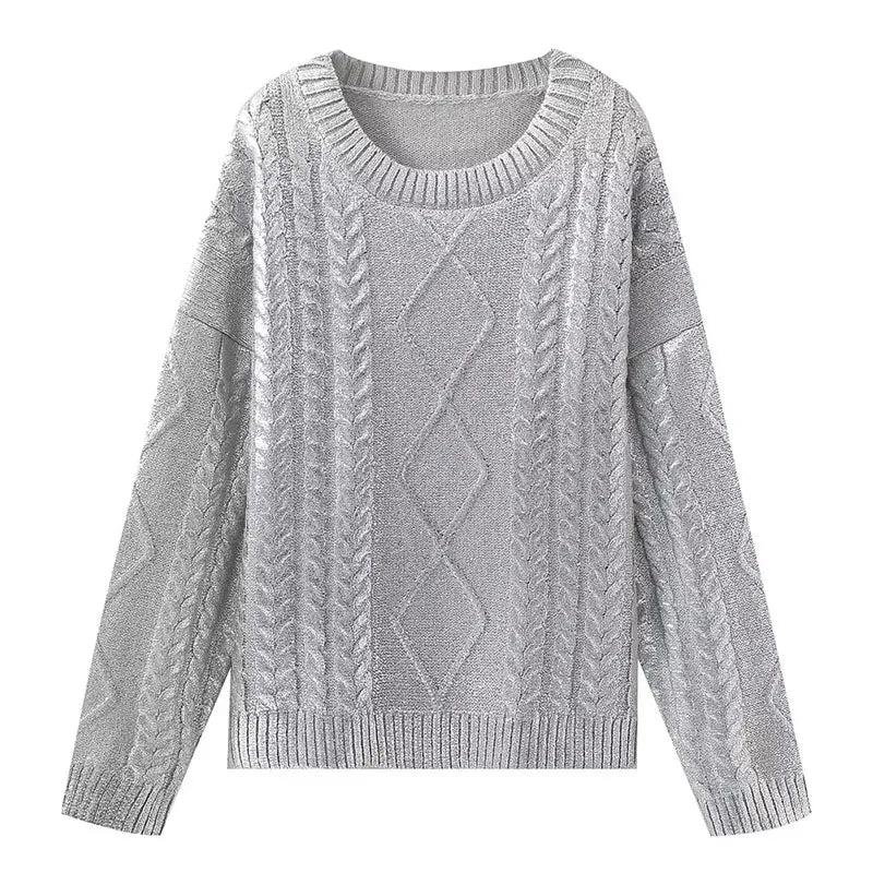 Clarina - Jersey de punto holgado con cable