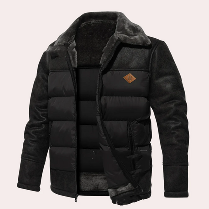 Chaqueta de invierno para hombre, acogedora y de gran calidad