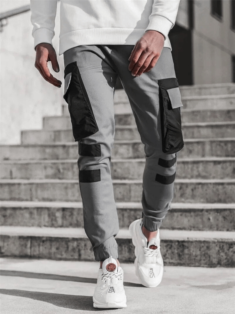 Pantalon jogger hombre con bolsillos cargo - Raiden