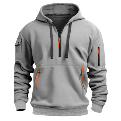 Sudadera hombre con capucha y bolsillos - Cesar
