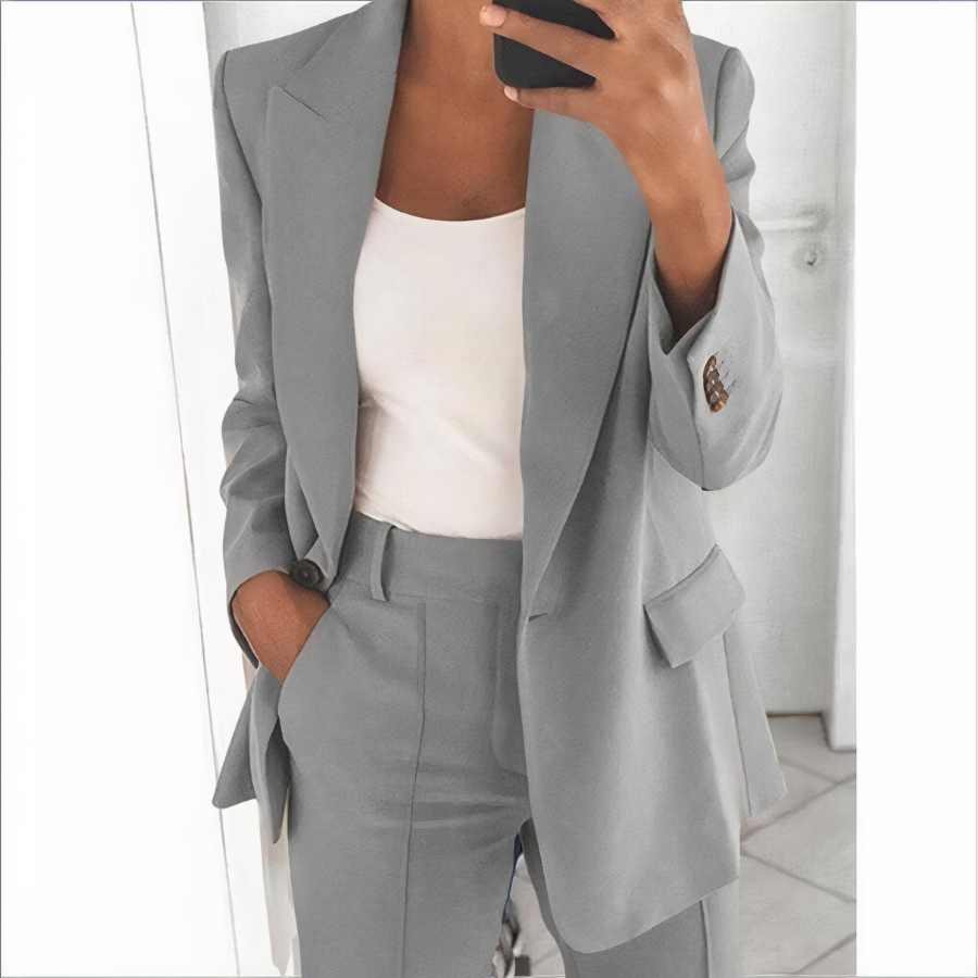 GRETCHEN - Conjunto de blazer con chaqueta y pantalón