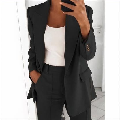 GRETCHEN - Conjunto de blazer con chaqueta y pantalón