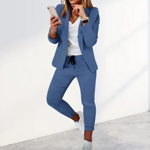 LUCY - Conjunto de blazer y pantalón para mujer