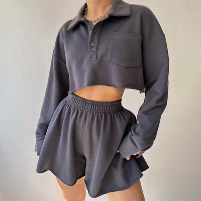 Conjunto de Suéter Corto Thouram