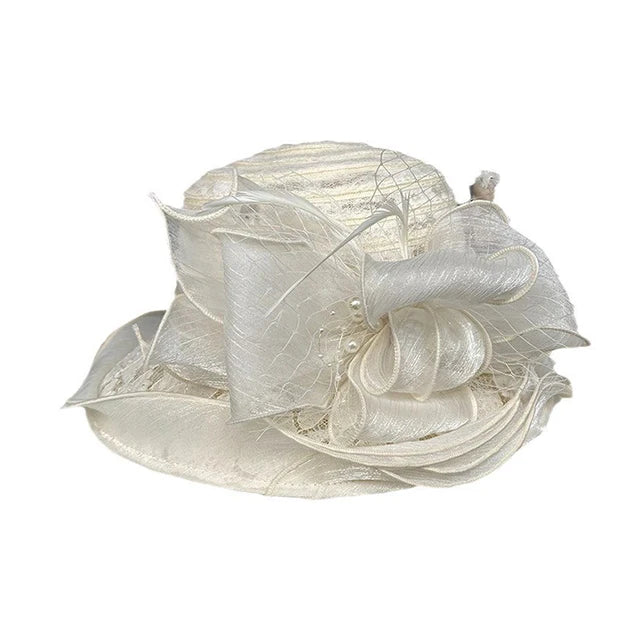 Elegante sombrero de ala ancha