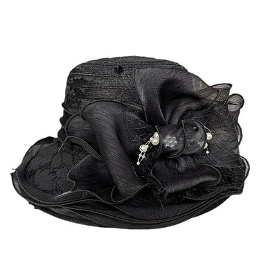 Elegante sombrero de ala ancha