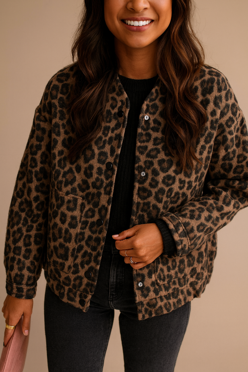 Chaqueta mujer leopardo - Leandra