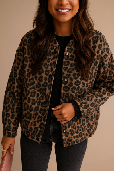 Chaqueta mujer leopardo - Leandra
