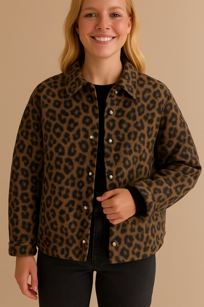Chaqueta mujer leopardo - Leandra