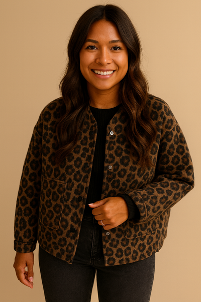 Chaqueta mujer leopardo - Leandra