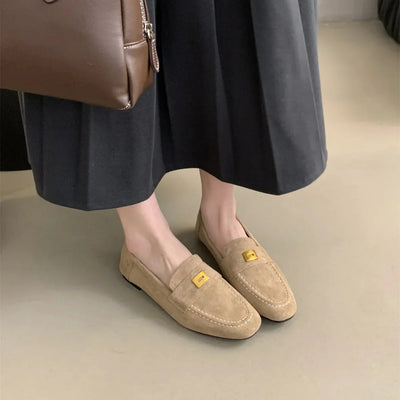 Lina - Zapatos británicos de ante ligero