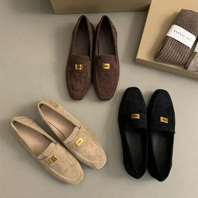 Lina - Zapatos británicos de ante ligero