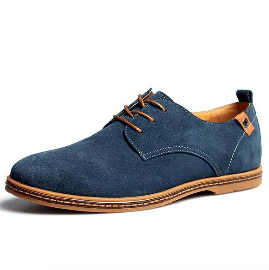 Masimo - Elegantes zapatos de ante para hombre