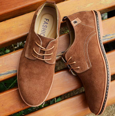 Masimo - Elegantes zapatos de ante para hombre