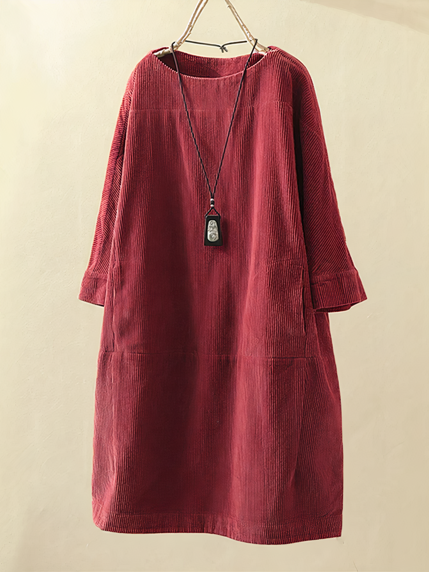 NANCY - Vestido oversize de pana