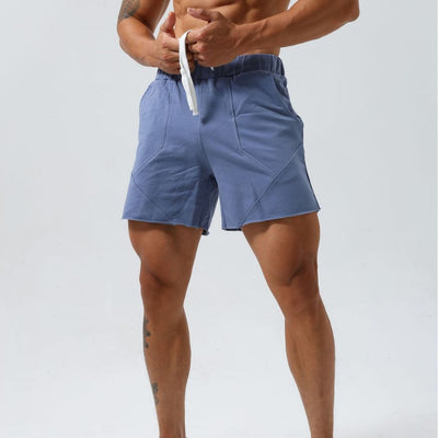 Pantalón corto para hombre de algodón deportivo corte recto - Iván
