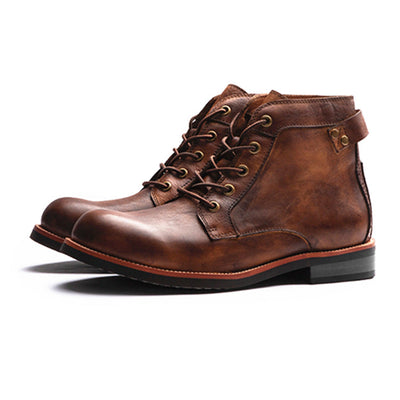 Botas de cuero para hombre estilo vintage - Xavi
