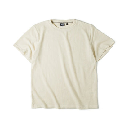 Camiseta hombre manga corta textura gofre blanca - Brando