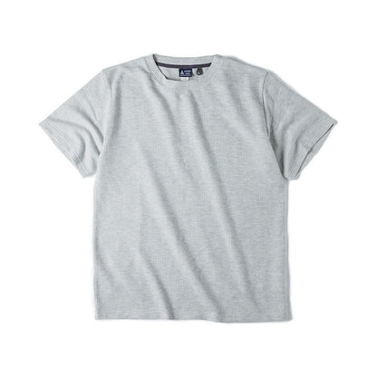Camiseta hombre manga corta textura gofre blanca - Brando