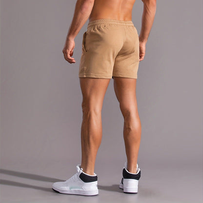 Pantalones cortos para hombre de algodón elástico con cintura ajustable - Marcos