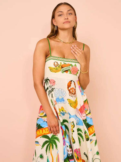 Vestido paraíso de verano de Frovian