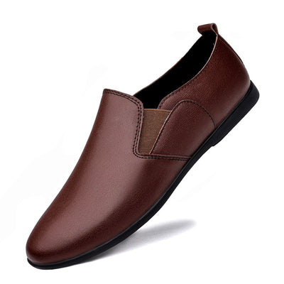 Mocasines hombre cuero sintético estilo formal slip on - Julián