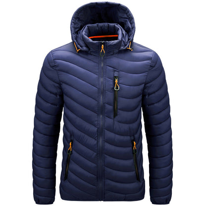 Chaqueta acolchada ligera para hombre con capucha - Sverre