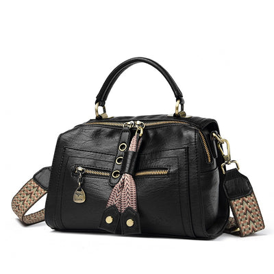Bolso bandolera para mujer de cuero sintético con detalles metálicos - Juliette