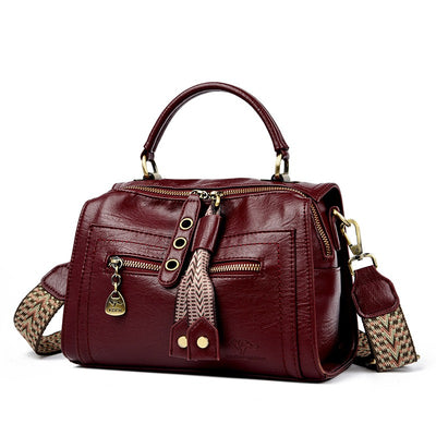 Bolso bandolera para mujer de cuero sintético con detalles metálicos - Juliette