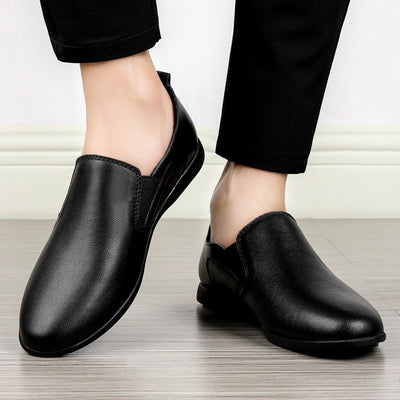 Mocasines hombre cuero sintético estilo formal slip on - Julián