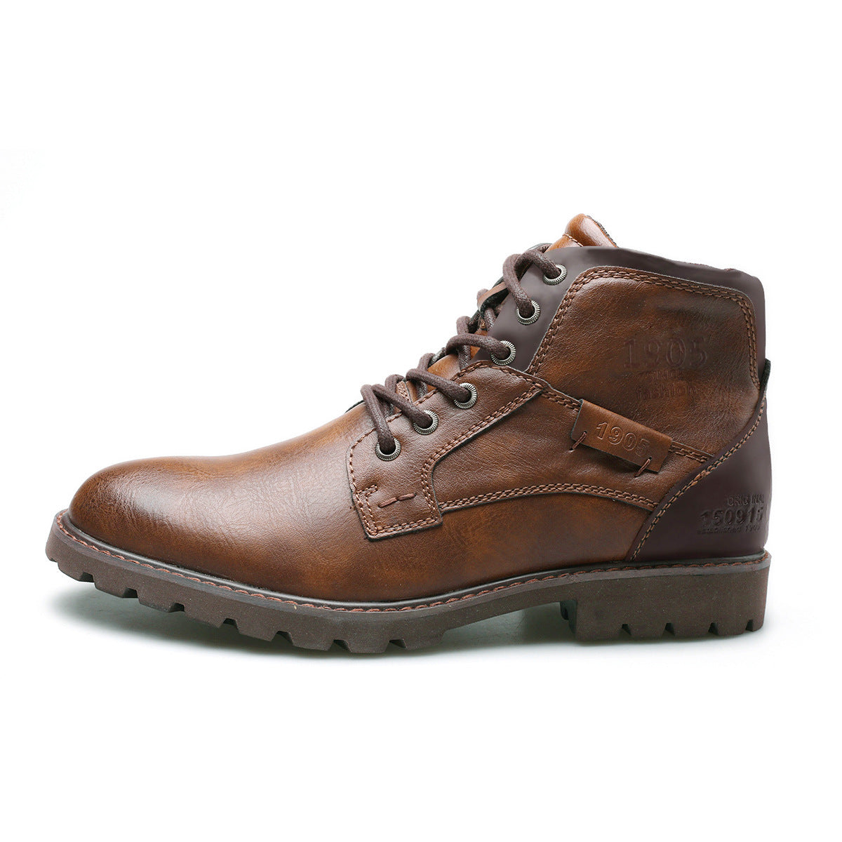 Botas de cuero para hombre con suela antideslizante - Jason